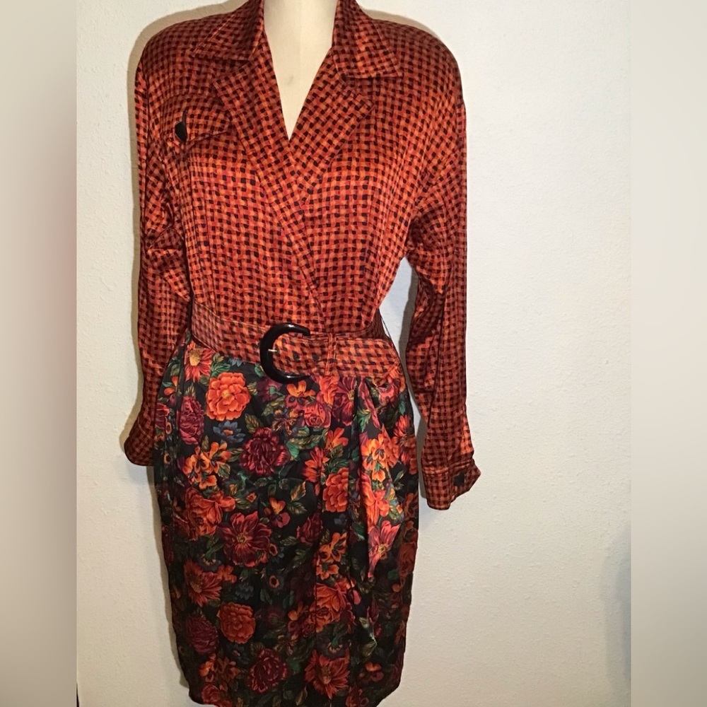 Ann Lawrence  women’s Today vintage floral dress size 12